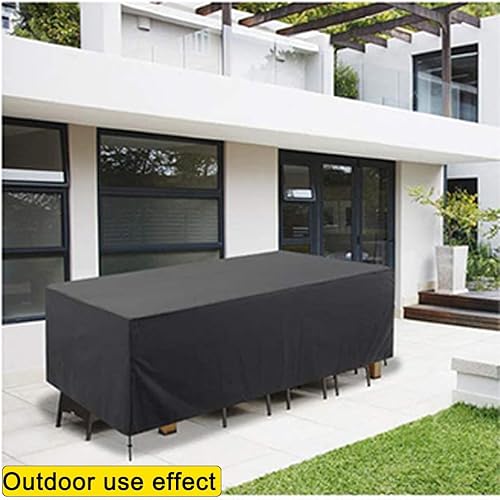 Miniatura 3 de Fundas para muebles de patio, funda impermeable para muebles de exterior, para patio trasero y balcón (74 pulgadas de largo x 47 pulgadas de ancho x