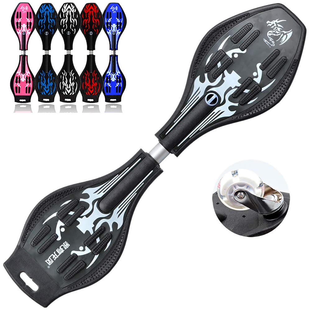 Mini Cruiser Complete Skateboard Vitality Board for Kids Two Wheel Beginner Adult Flash Youth Longboard 87cm Black