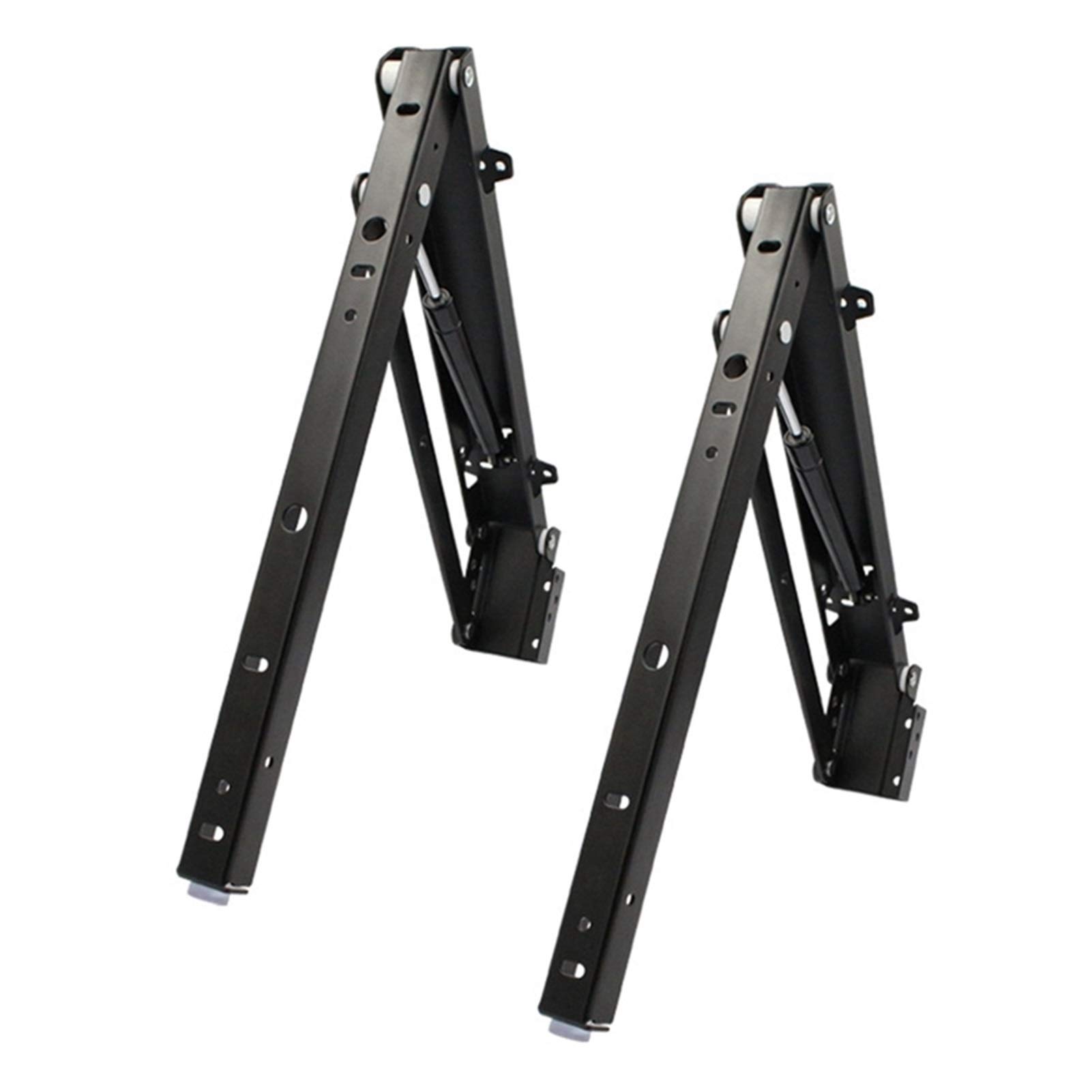 Shundeed Black 2Pcs Hinge Folding Seat Stool Shoe Closet Wardrobe Wardrobe Bracket Bracket Furniture Hardware Hinge
