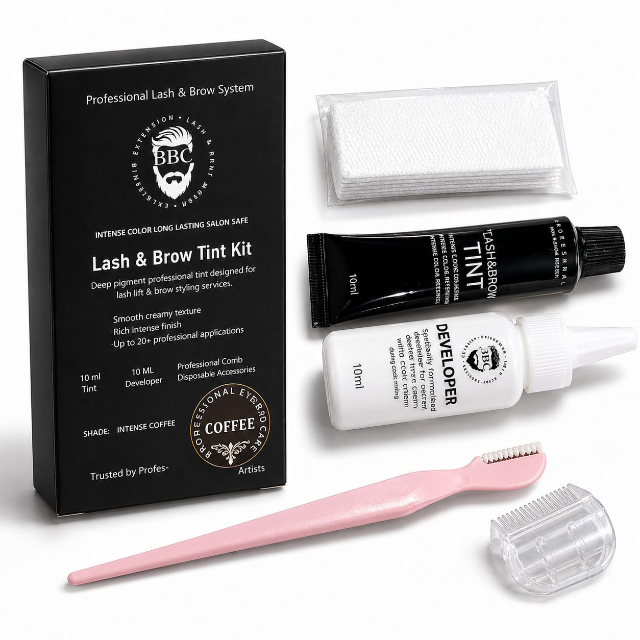 BBC Lash and Brow Tint Kit (COFFEE) – Eyelash & Eyebrow Dye with Developer, Brush & Tools – Long-Lasting, Salon-Grade Tint – For Professional Lash & Brow Artists Only – 10ml-image-47