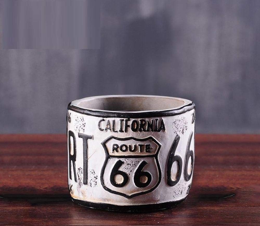 Honana Ashtray Ashtrays for Indoor Ashtray with Lid Ashtray Living Room Oversized Net Red Personality Decoration Industrial Style Decoration Home Decoration