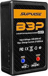 SUPULSE Carregador de Bateria Lipo 25W 2S-3S RC Balance Charger AC 7,4-11,1V B3 Pro