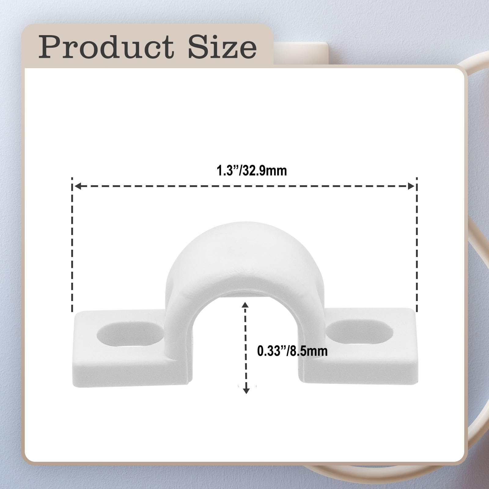 Wire Shelf Clips - Wall Mounted & Secure -2