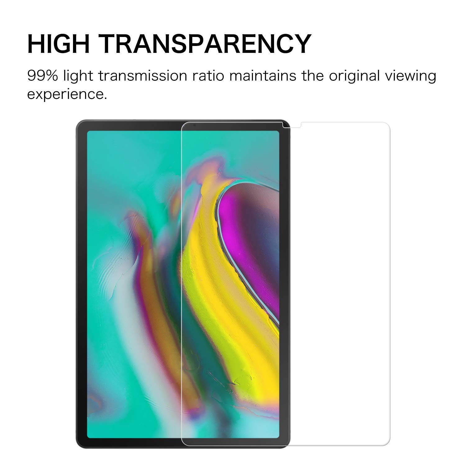 Samsung Galaxy Tab S5e ＋ 画面保護付きケース TECHSHIELD Galaxy Tab S5e Screen Protector, [10.5 Inch] [Anti