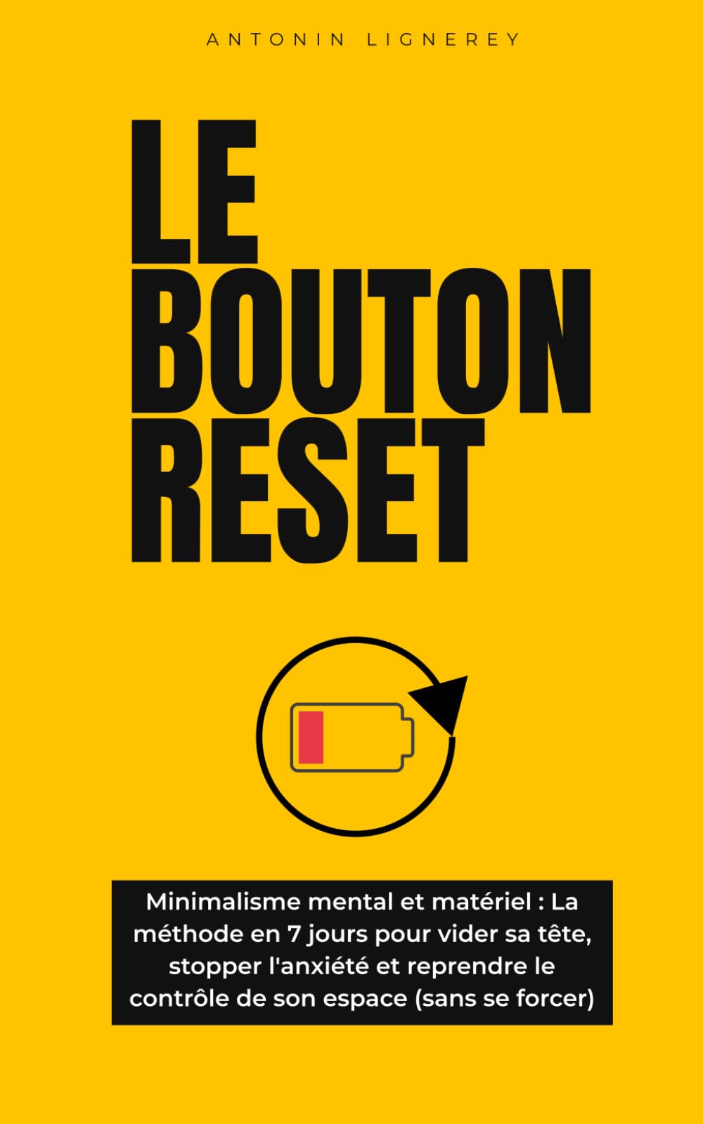 Le Bouton Reset: Minimalisme mental et matériel : La méthode en 7 jours pour vider sa tête, stopper l'anxiété et reprendre le contrôle de son espace (sans se forcer)