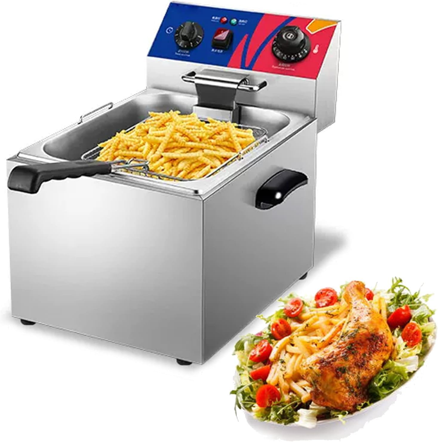 Friteuse pour comptoir de cuisine idéale pour les frites maison
