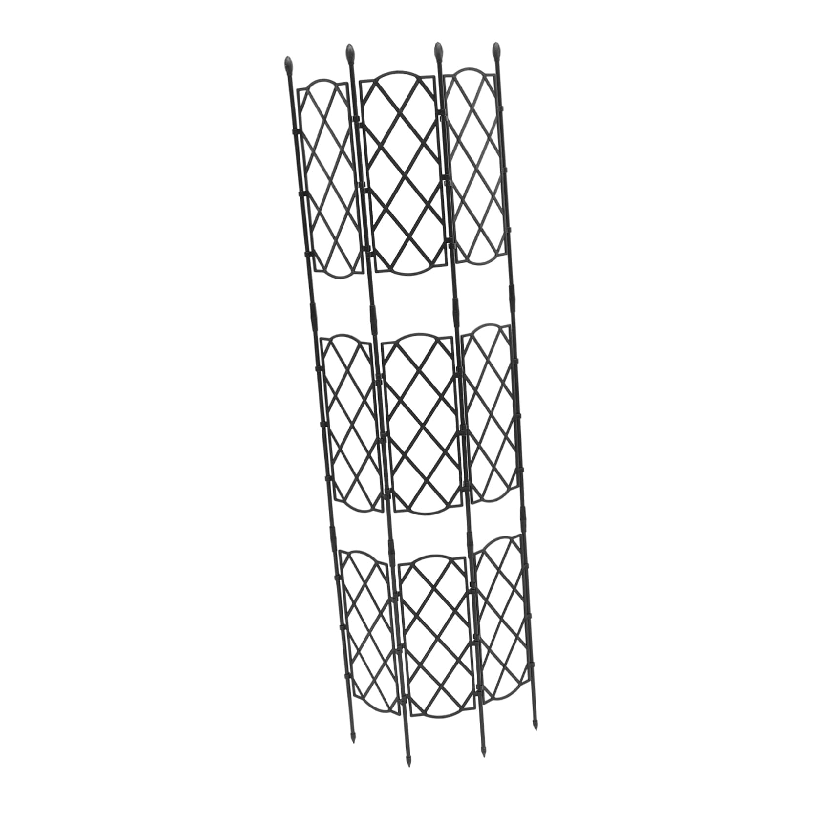 Treillis métallique support plantes grimpantes intérieur tuteur de jardin