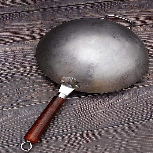 Wok de Hierro Martillado a Mano 36 cm miniatura 5