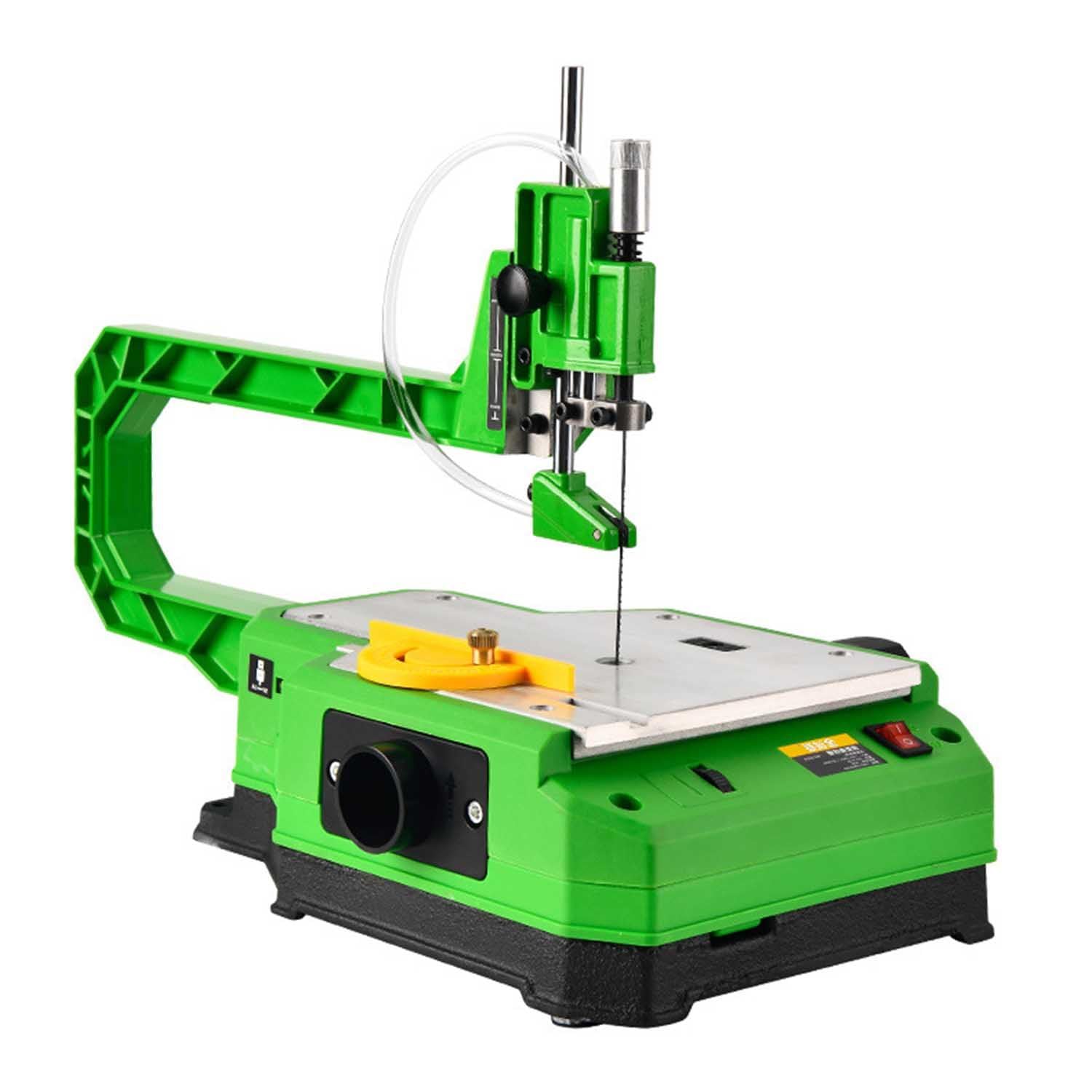 GYKOZY New Electric Jigsaw - Variable Speed Jigsaw, Can Be Used For Metal And Wood Carving, Suitable For Wood And Plastic Cutting. 6blades (6blades)