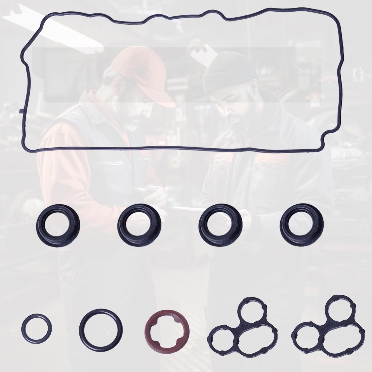 Valve Cover Gasket Set VS50825R for 2009-2020 Toyota Camry RAV4 Lexus ES300h NX300h Scion TC 2.5L Highlander Sienna Venza 2.7L VS50721 11193-0V010