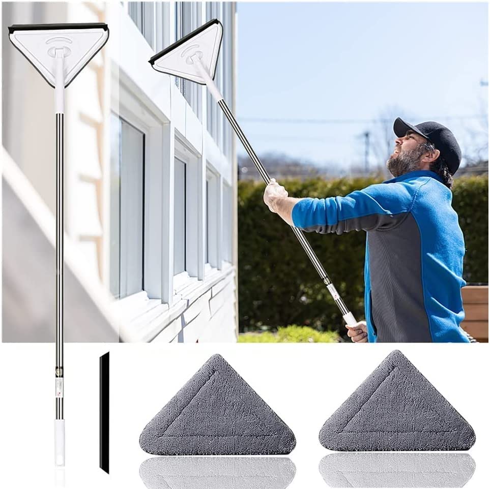 Deoxys Long Handle Wall Cleaner, Up to 82 Inch Wall Mop 360� Rotatable with Extension Pole, Ceiling Dust Mop Baseboard Wall Window Duster Dry Dust /Wet Wash Cleaning Tool with 2 Replacement Pads (B0BD21CG6W) Amazon Price History, Amazon Price Tracker