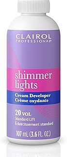 Clairol Professional Shimmer Lights Cream Developers | Hair Developers for Lightening & Toning | For Gentle & Standard Lift