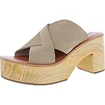 Free People Kora Platform Clog Taupe Suede EU 39 (US Women's 9) M