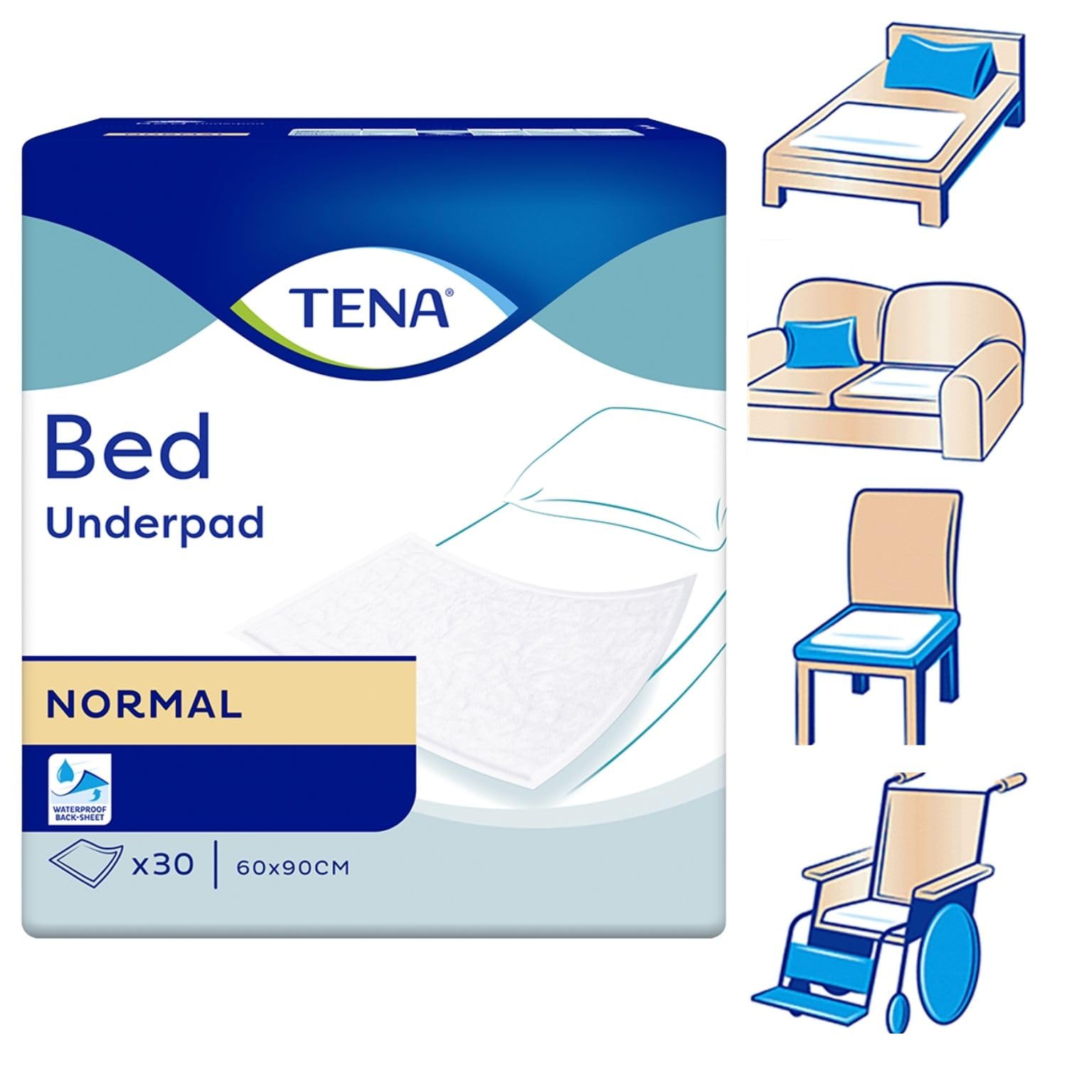 TENA BED Normal Podkłady chłonne 60x90cm- 30szt.