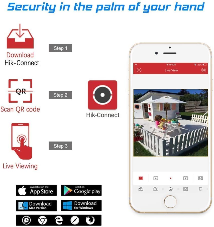 Super Deal Product 8MP 4K UltraHD Outdoor PoE IP Camera, with 2.8mm Fixed Lens, 30m Night Vision, Built-in Mic, 128G Micro SD Card Slot, H.265+, IP66 Waterproof, HS-ET08G0-IA