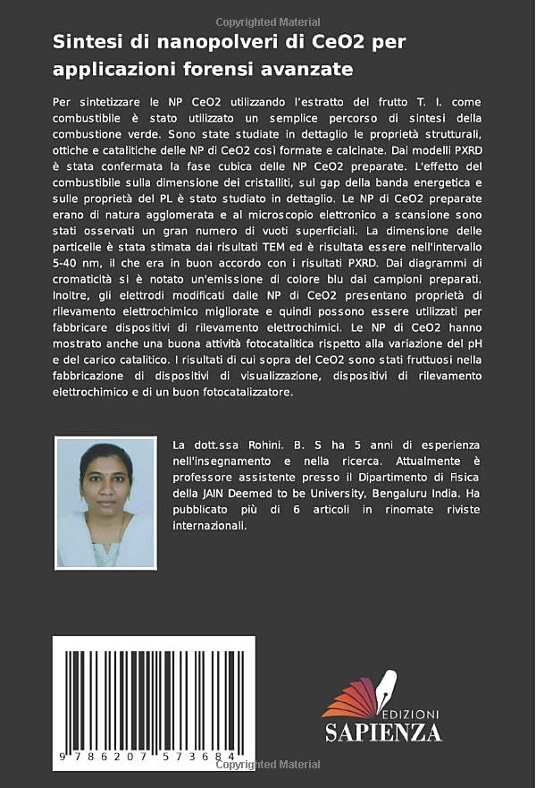 Nanopoudre de CeO2 pure pour applications scientifiques de pointe