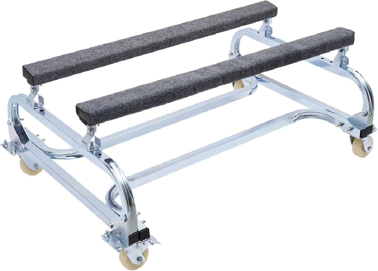 Small Sailboat Trailer Jet Ski Dolly Watercraft Dock Slipway Cart 1000lbs Capacity, Boat Storage Trailer Dolly, Adjustable Width and Tilt Angle for Surf Boat, Rubber Dinghies, Inflatable