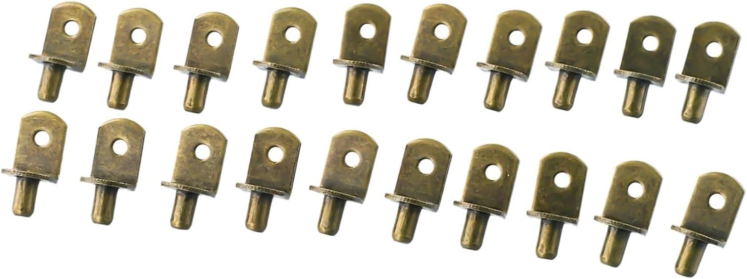 Shelf Pins 100Pc Shelf Peg Holder Nails L-Shaped Pegs Pins Plate Support for Cabinet Shelves