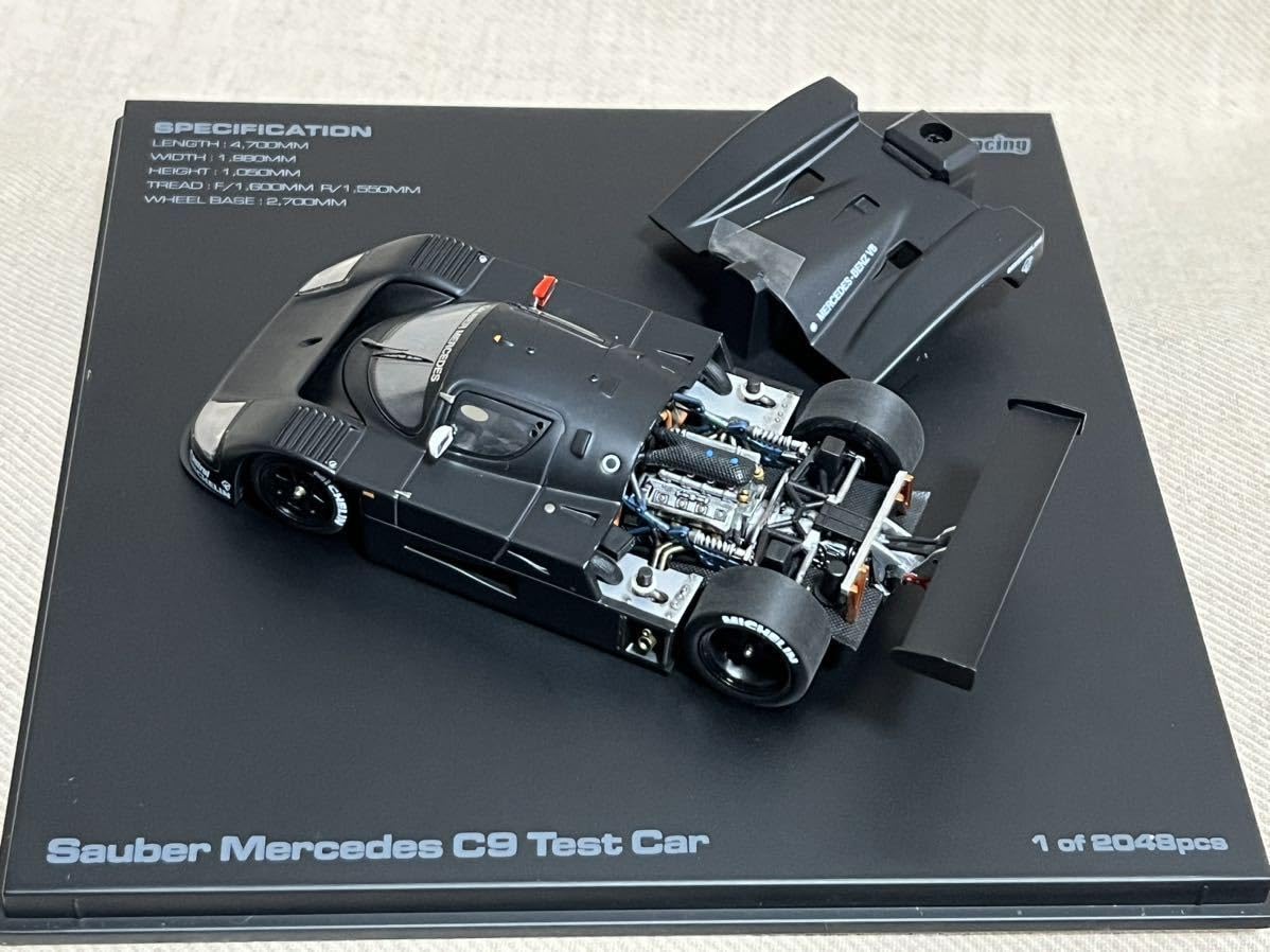 Amazon | hpi-racing 1/43 Sauber Mercedes C9 Test Car ポルシェ