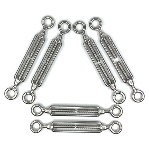 6 Tensores Ojal Ojal Acero Inoxidable M6 304 miniatura 6