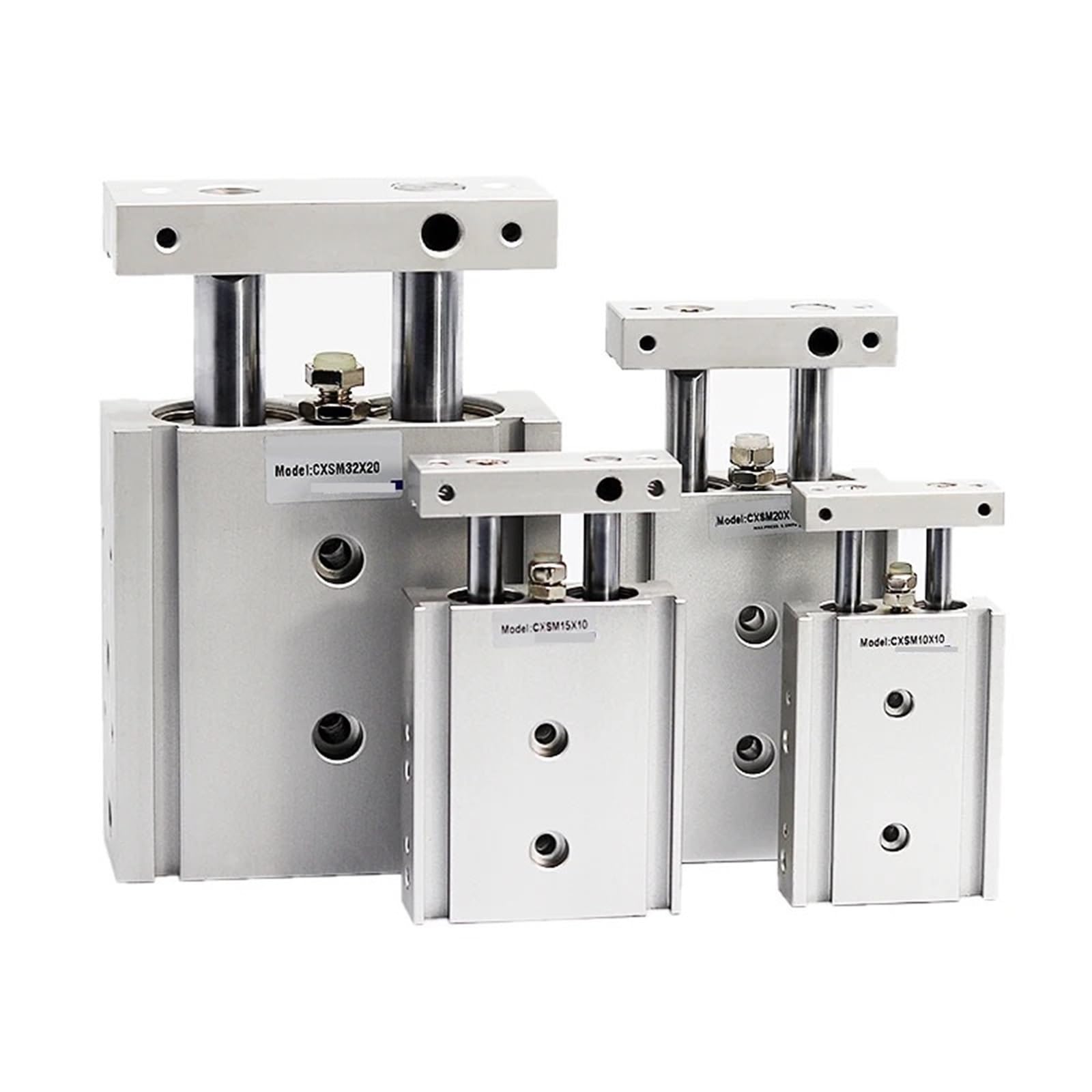 Vérin pneumatique CXSM32 rigidité maximale contre la torsion mécanique