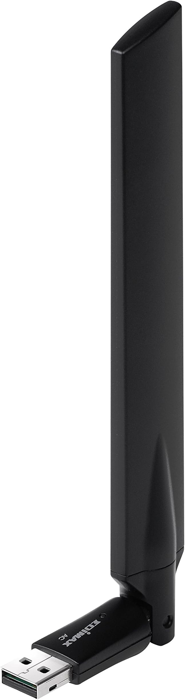 Wi-Fi 5 802.11ac AC600 Dual-Band (2.4GHz/5GHz) Adapter w/Adjustable High Gain +4/6dBi Antenna, Wireless USB Adapter, Win 11 Plug-n-Play, Mac OS 10.15, Linux, USB cradle, EW-7811UAC