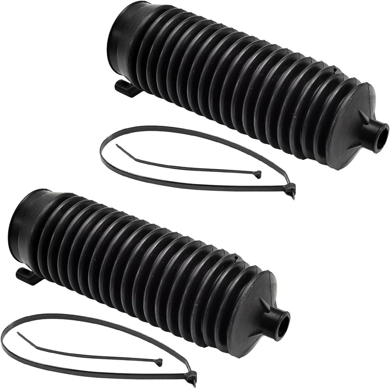 Kit com 2 Coifas da Caixa de Direção e Terminal asupricos para Silverado 1500, Dakota, Durango, Sierra 1500 e Nissan Quest