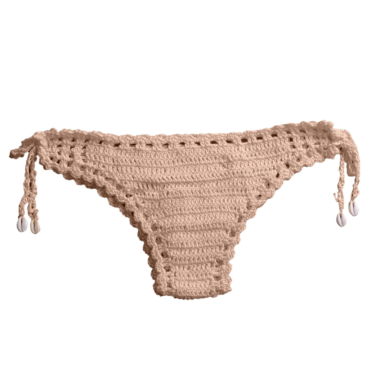 Genérico Bikini Tanga Parte De Abajo Parte De Arriba Bikini Ropa Interior Ajustada de Punto de Color sólido Sexy para Mujer Ropa De BañO Mujer Top Bikini Mujer para Mujer