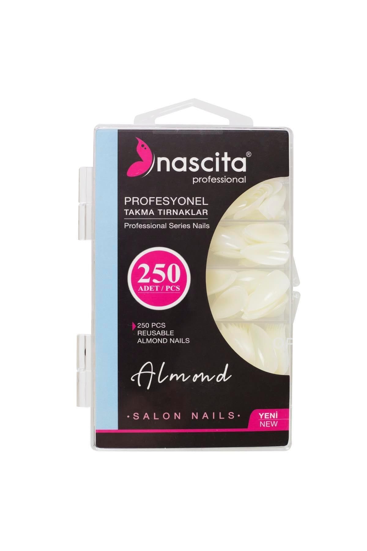Nascita 250'li Kutulu Almond Takma Tırnak - 172