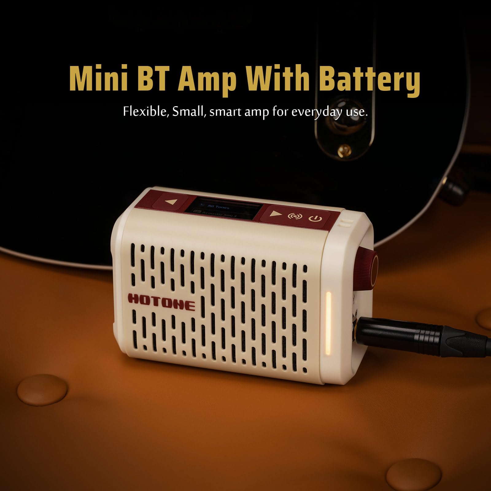 HOTONE Pulze Mini AP-5 Mini Amplificatore di Modellazione Multifunzione BT Chitarra Basso IR Cabinet Multi FX