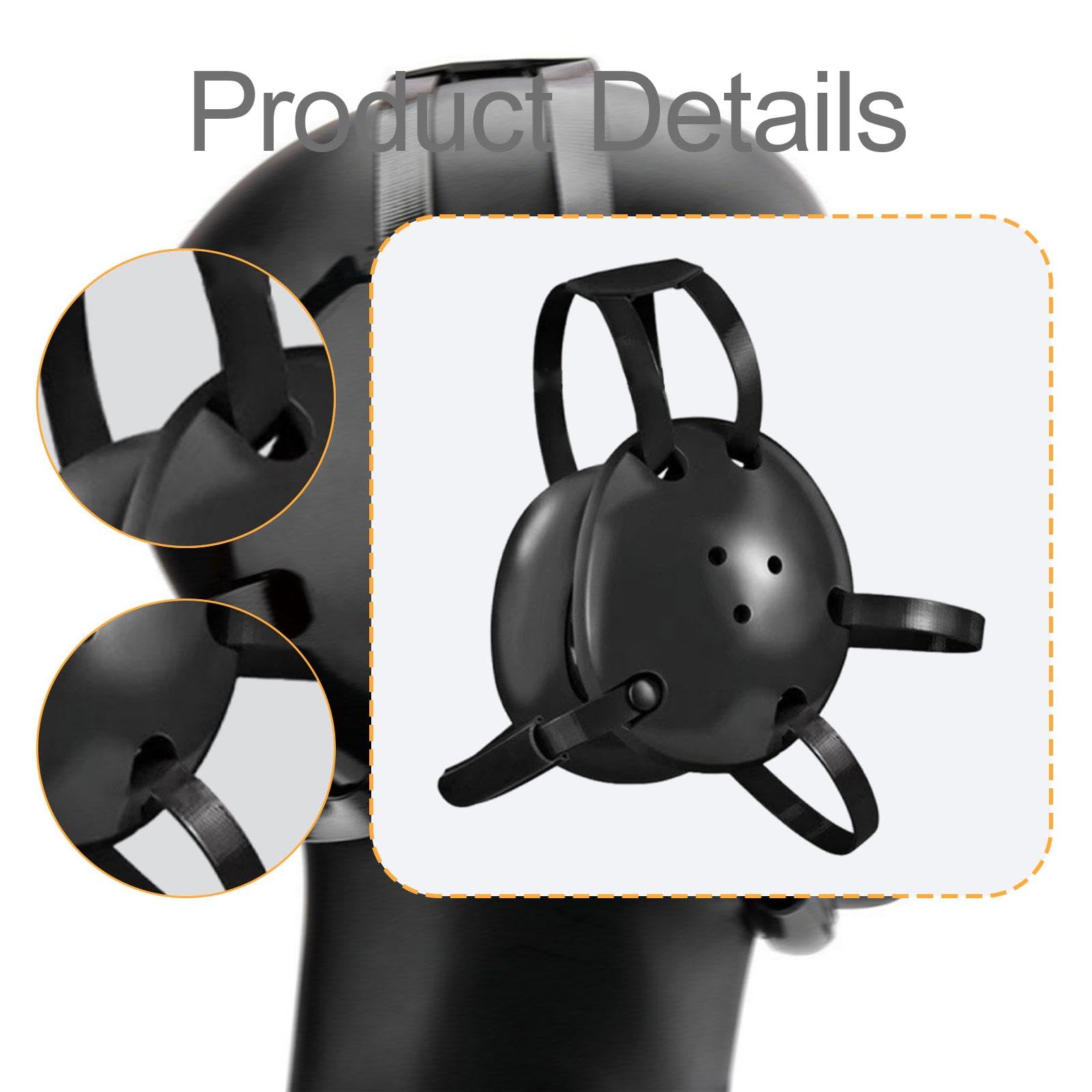 Wrestling Headgear de Protección para Lucha Orejera Acolchada NBR Correas Elásticas Y Transpirable Incluye Protector de Mentón Adecuado para E