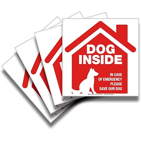 Amazon.com: Pet Alert Stickers – Save My Pets in Case of Emergency ...