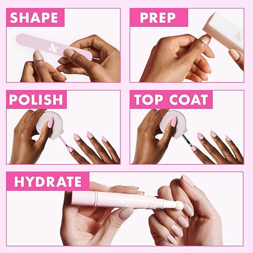 Miniatura 7 de Olive & June Esmalte de uñas de secado rápido  Color instantáneo, de secado rápido, a prueba de manchas  Fórmula vegana, libre de crueldad, sin 15