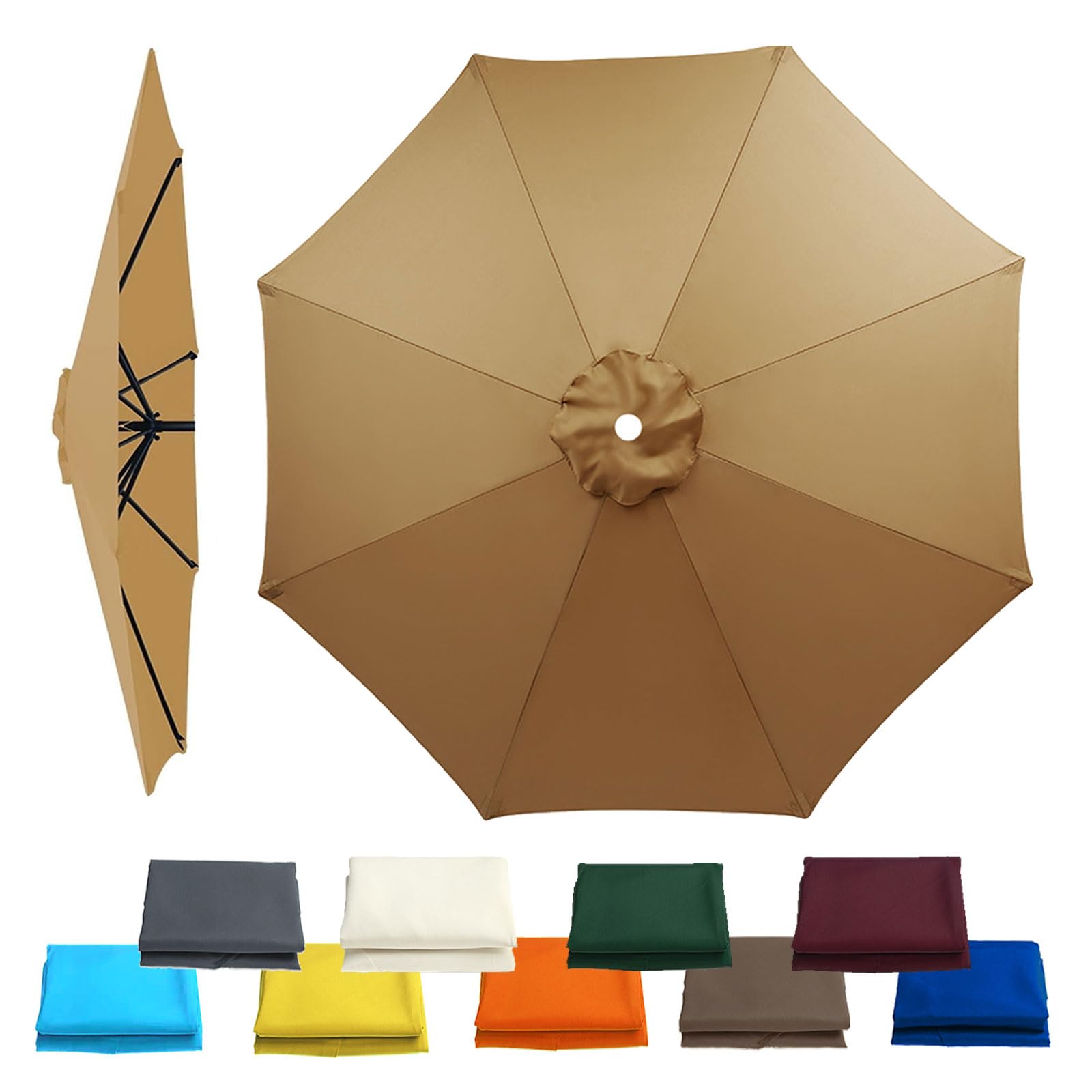 replacement cantilever parasol canopy 3.5m parasol replacement canopy 8 arm — image 1