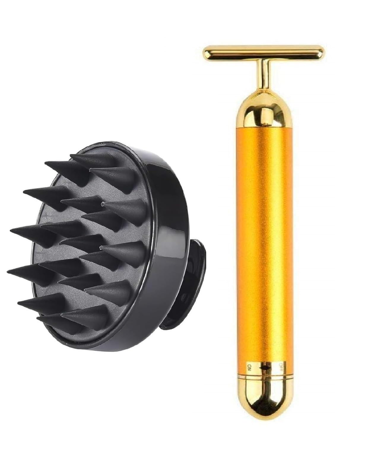 24k Gold Energy Beauty Bar Electric Vibration Facial Massage
