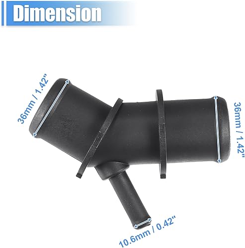 Miniatura 7 de uxcell Manguera de refrigerante del radiador para Toyota RAV4 2009-2012 2.5L L4-Gas manguera superior del radiador reemplaza No.16057-36010