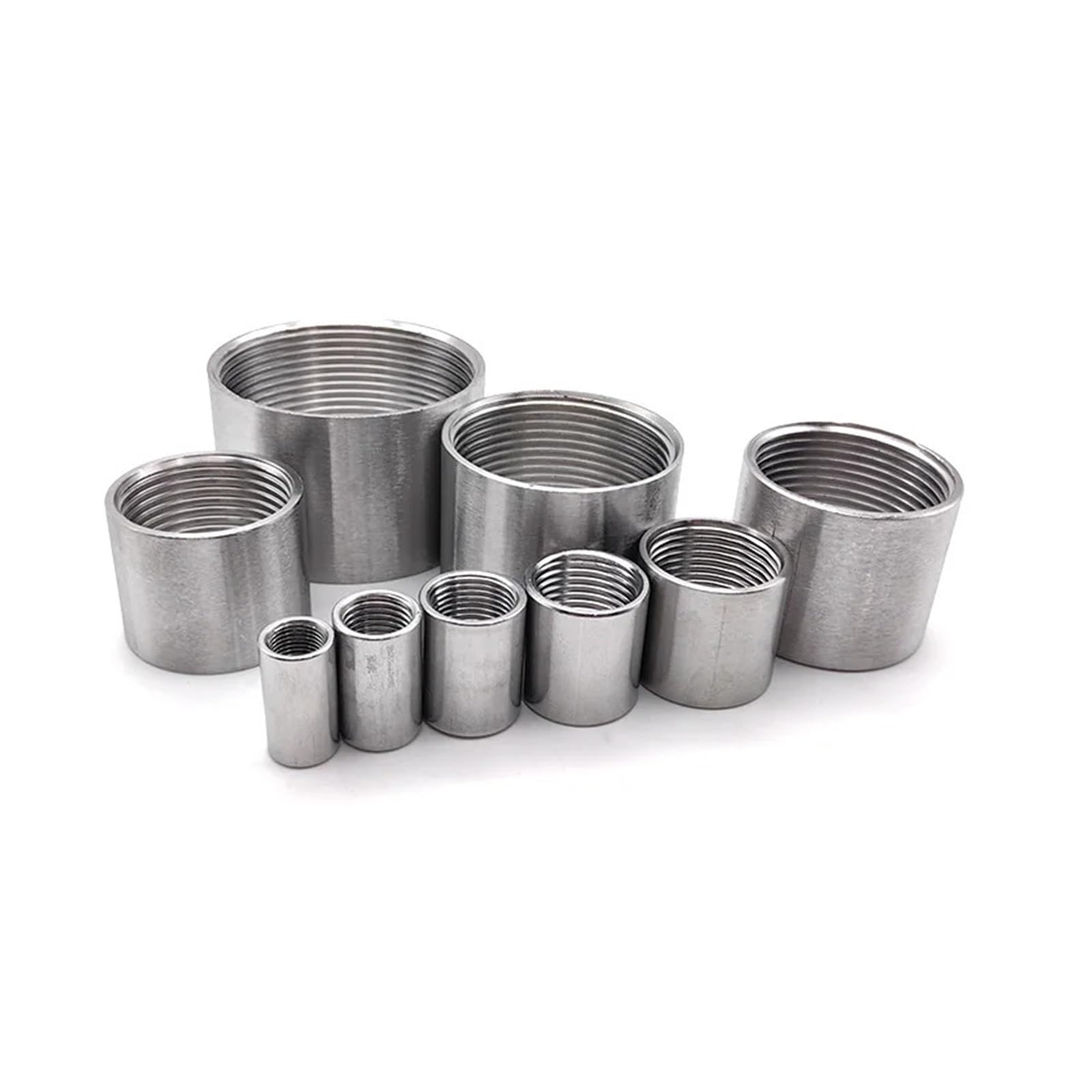 ZGPOSQKZSC 1pc 1/4" 304 Stainless Steel BSP Female Threaded Pipe Fittings Water Gas Connector Jointer