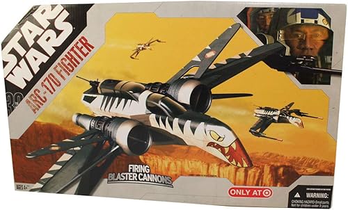 Star Wars Attack of the Clones 2007 30 aniversario ARC-170 Fighter - Figura de acción exclusiva