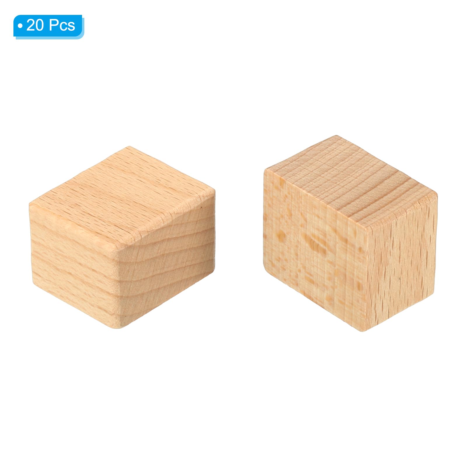 PATIKIL 30x25mm Blank Wood Rubber Stamp Mounts - Image 3