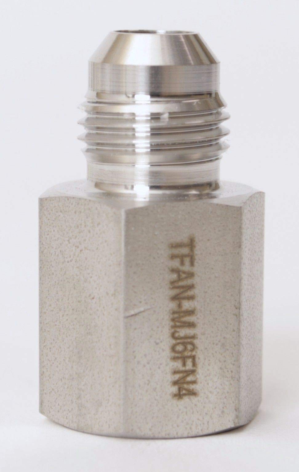 Threaded Adapting Nipple | MJIC 3/8 inch x FNPT 1/4 in. - Stainless Steel SS316 - Glacier Tanks - (3 Pack)