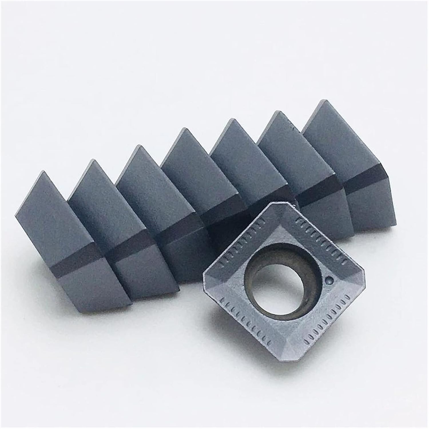 Carbide Tool Lathe Parts Tools SEKT1204 AFTN LT3 Carbide Cylindrical Insert 1204 CNC Machining Milling Insert For Lathe (Angle : SEKT1204 AFTN LT30, Insert Width(mm) : 10PCS(1box))
