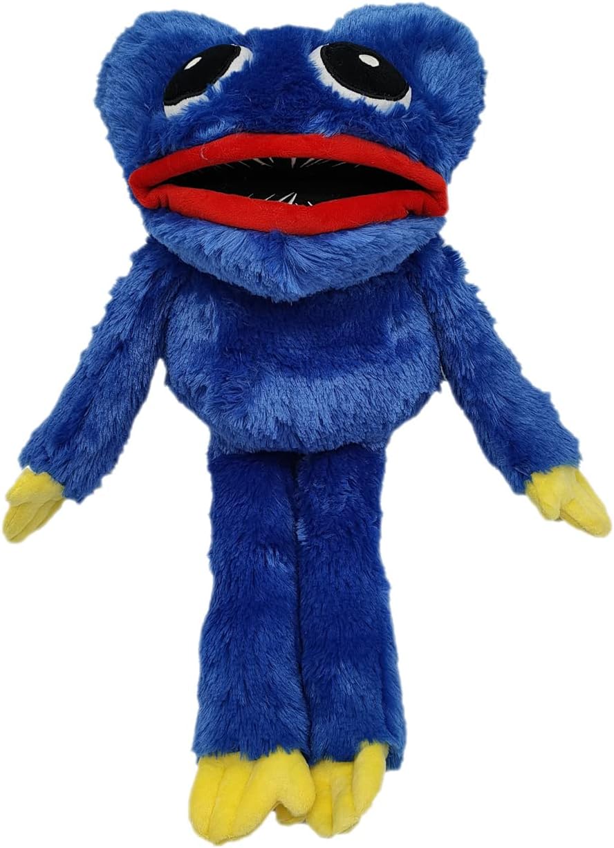 2022 New Poppy Playtime Plush - Poppy Playtime Plush Huggy Mommy Daddy Caterpillar Candy Cat Plush,Monster Horror Scary Realistic Stuffed Plushies Doll (Blue Hand Puppet)