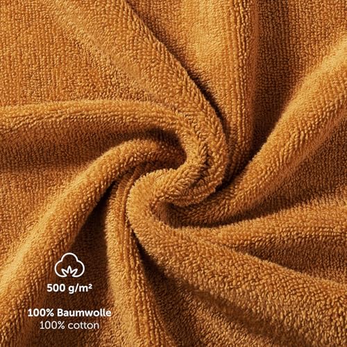 Blumtal Premium Frottier Handtücher Set 2 teilig 100% Baumwolle - Oeko-TEX zertifiziertes Badetuch 2X (70x140 cm) - Ultra saugstarkes… – Ansicht 6