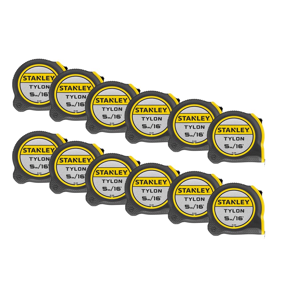 Generic Stanley - Cintas Tylon de 5 m, bandeja de 12-1-30-696