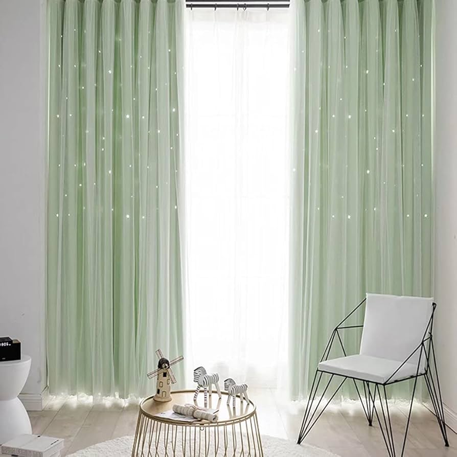 新品 遮光 カーテン 姫系 1級遮光 グリーン グラデーション 2枚セット Amazon｜姫系カーテン グラデーション 遮光率90％以上 グリーン