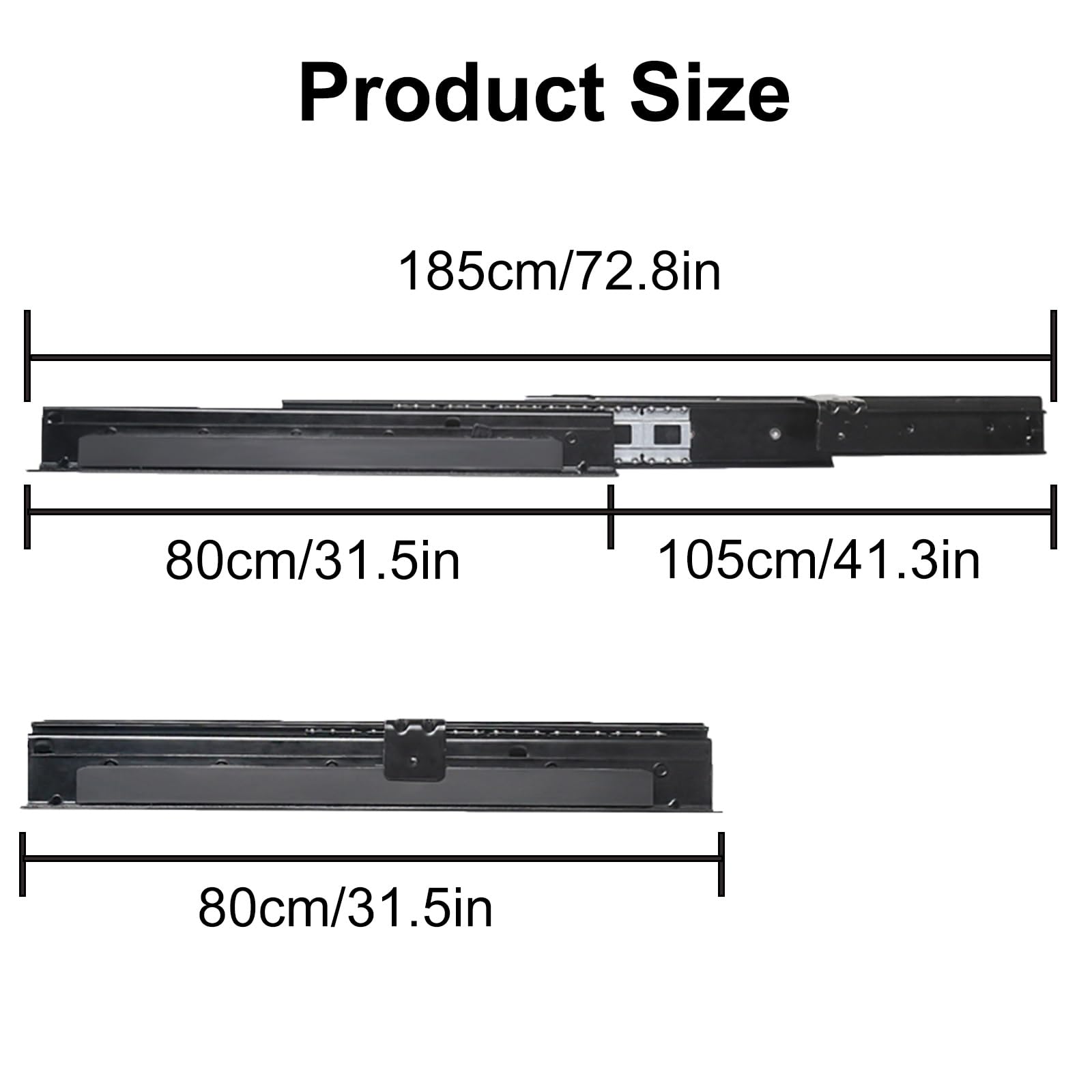 Amazon.co.jp: スライドレール 重量用 120 KG、底付けタイプ、400 600