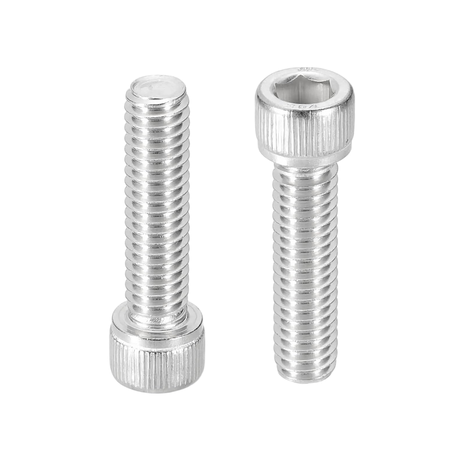 PATIKIL 5/16-18x1-1/4 Hex Socket Head Cap Screws Bolts, 10 Pcs 304 Stainless Steel Screws Bolts, Socket Hex Drive, Full Thread, Bright Finish