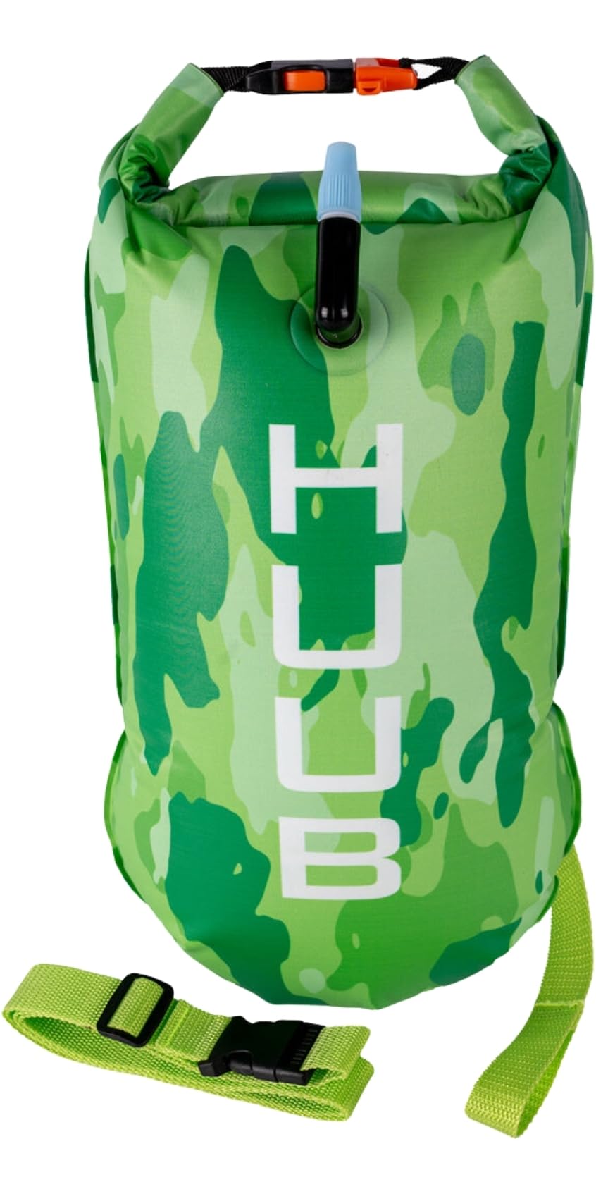 Huub Unisex – Lime Camo Tow Float, Green