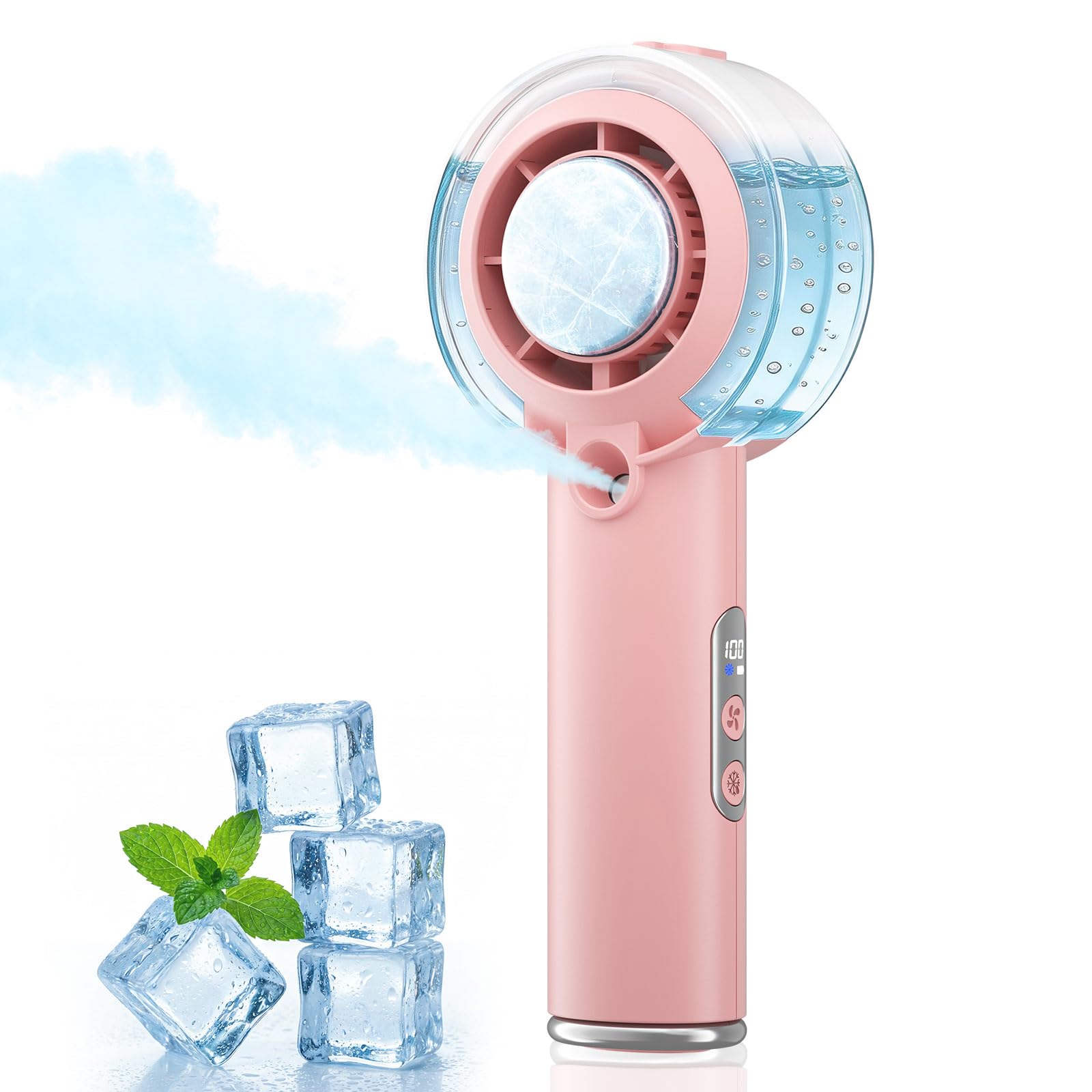 Ventilateur de brume pour concerts d'été et voyage HandFan 5000 mAh