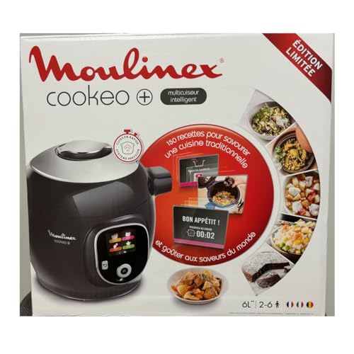 Ce851hf0 - Cookeo+ Smart High Pressure Multicooker, 6 L, 150 built-in recipes, Unattended, Intuitive display, Step-by-step cooking guide